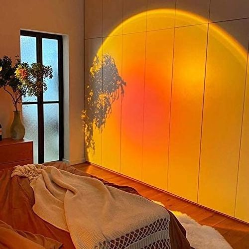 Halo Sunset Light Led Floor RGB Modern Holiday Night Light Sunset  Lamp / Sunset Lamp Projector