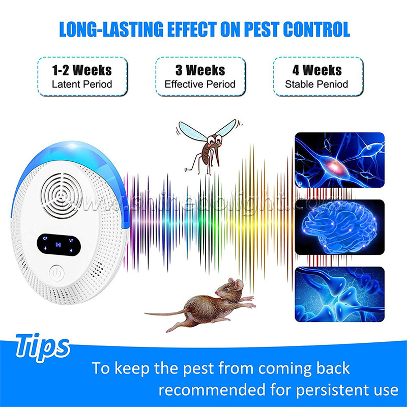 Ultrasonic Pest Repeller 4 Pack Ultrasonic Pest Repellent Pest Control for Insects, Mosquito, Mouse, Bug, Rodents