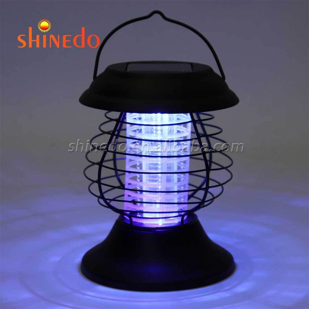 Outdoor Garden Mosquito Repellent Solar Powered LED Light Mosquito Pest Bug Zapper Insect Killer Lamp