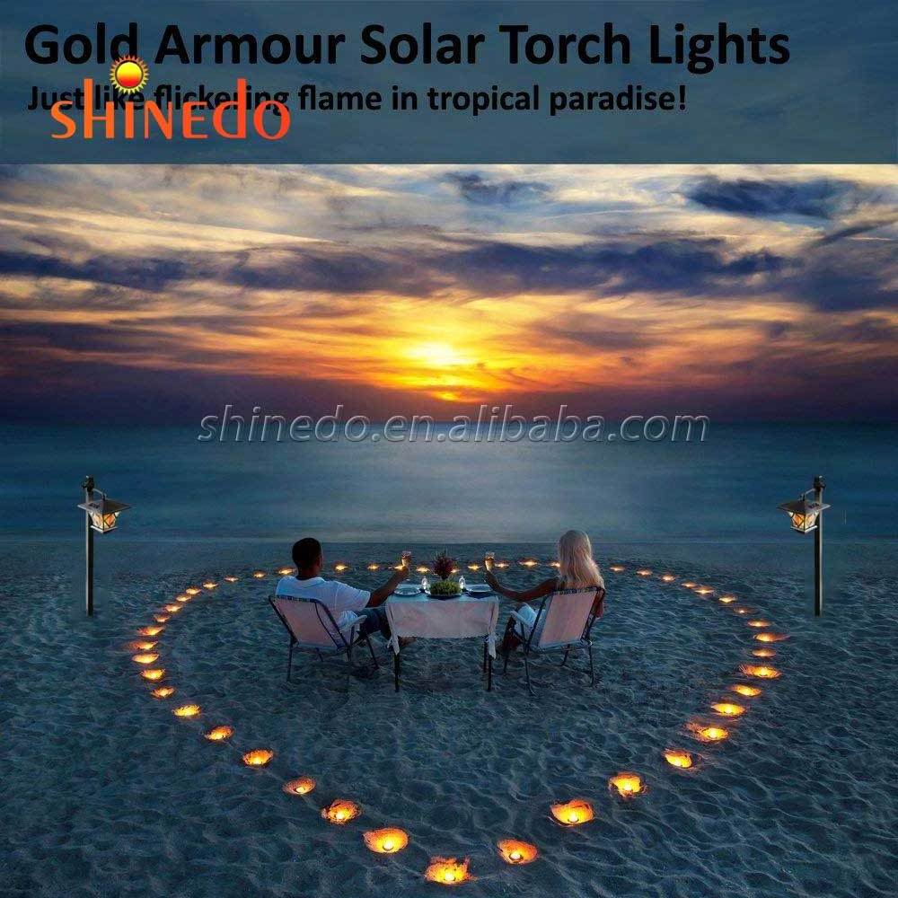 Waterproof Flickering Flame Solar Torches Dancing Flames Landscape Decoration Lighting