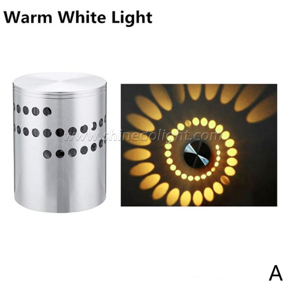 Modern Indoor RGB Simple Spiral Ceiling Wall Lamp Living Room Bedroom Sconce Fixtures LED Wall Light