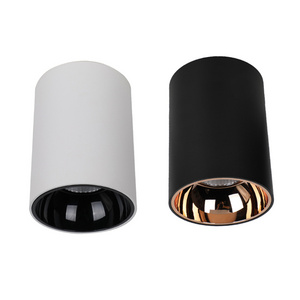 Modern Ceiling Aluminum Cylinder Home Bedroom LED COB Spot Lights Surface Mounted Downlights