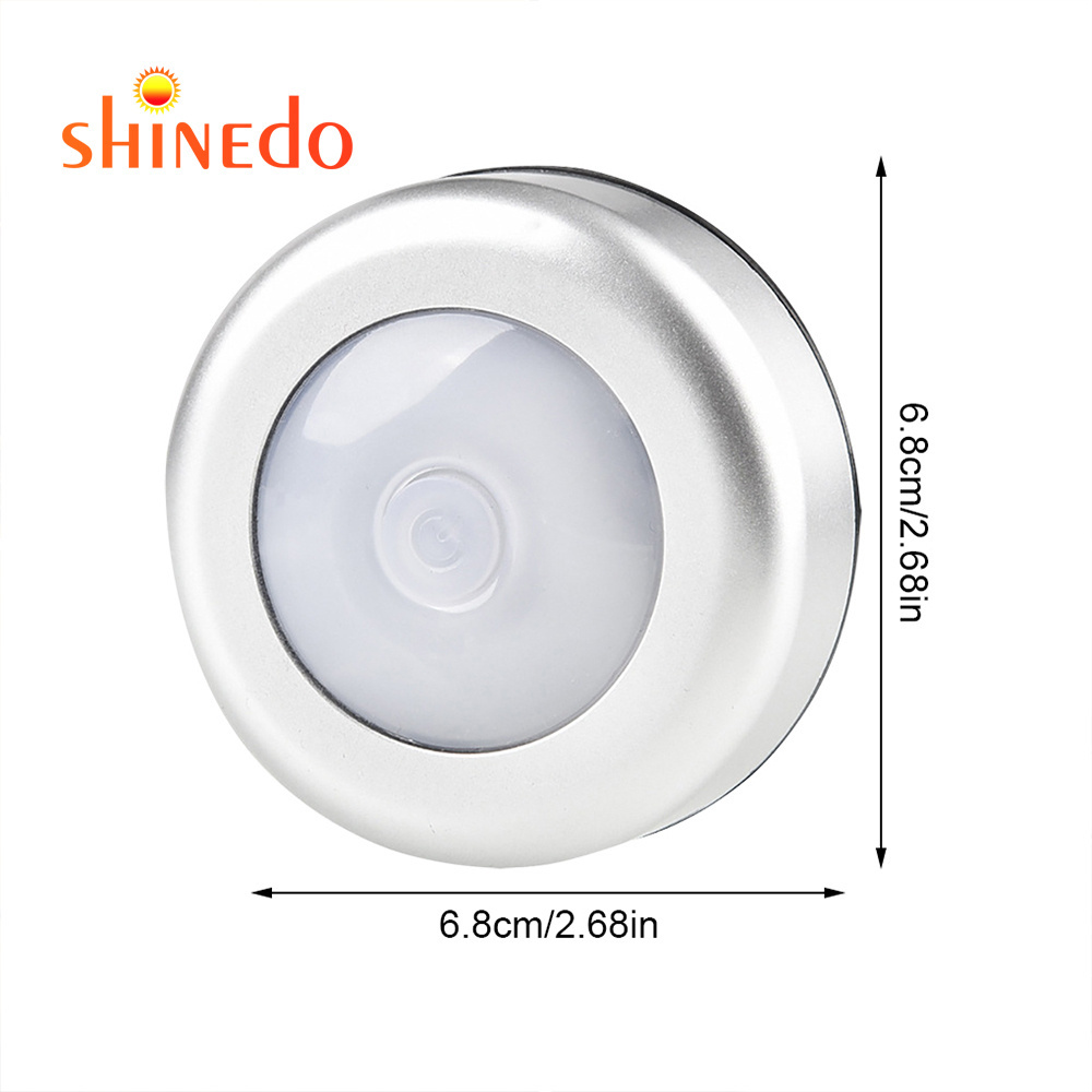 Wireless Battery Powered Indoor Garden Bedroom Toilet Lamp Night Cabinet Switch Led Wall Light