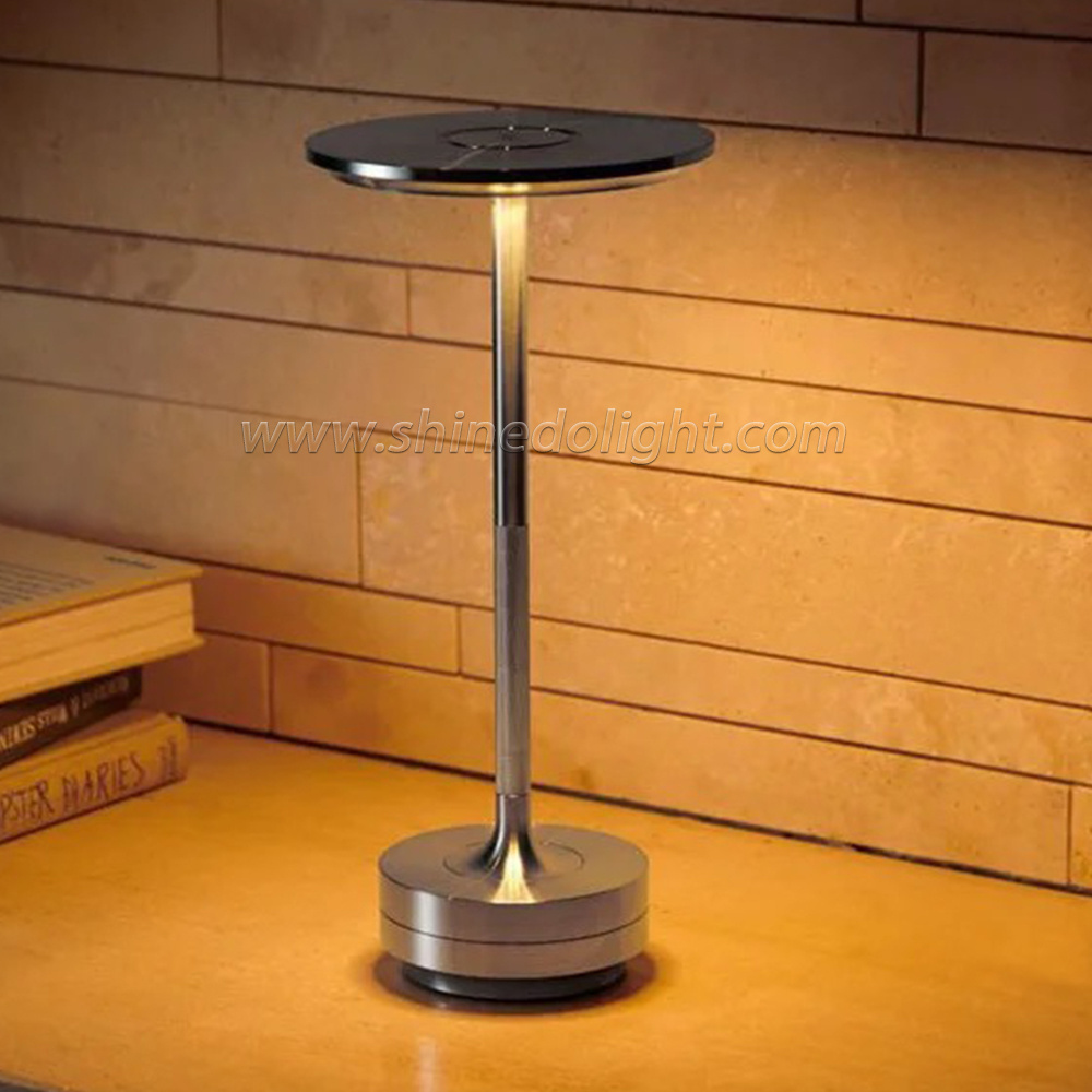 Rechargeable Cordless Table Lamp Battery Operated Desk Lamp with Touch Control Dimming for Bedroom