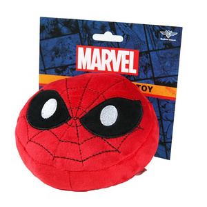 New Design Spider-Man Stuffed Plush Squeaky Dog Toys for Small/Medium/Large Dogs