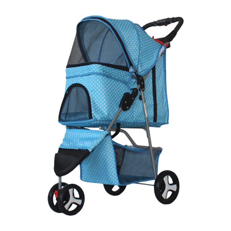 Jogger Pet Stroller Cat/Dog Easy to Walk Folding Travel Carrier