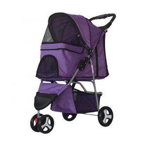 Jogger Pet Stroller Cat/Dog Easy to Walk Folding Travel Carrier