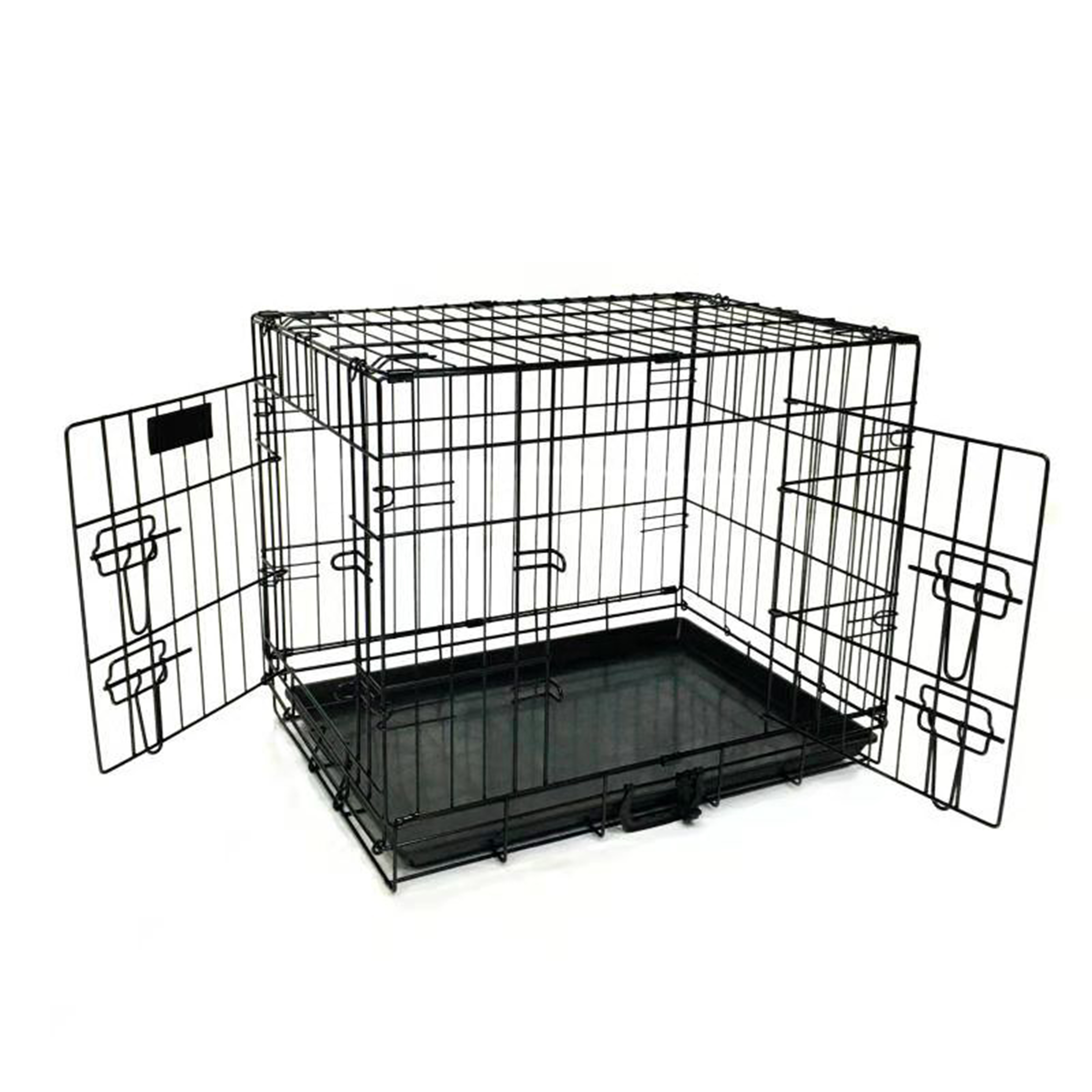 Eco-Friendly Black pet dog carrier cages for dogs metal kennels