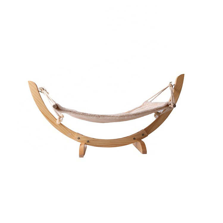 High Quality Handmade Cat Bed Wood Cat Hammock Hanging Swing Cat Hammock Bed