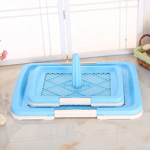 Portable Potty Trainer Protect Floor Litter Training Pad Tray Dog Toilet Artificial Grass Pet Dog Cat Mesh Potty Pad