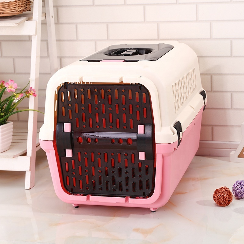 High Quality Airline Approved Pink Pet Carrier Outdoor Portable Pet Travel Dog Carrier For Small Pets