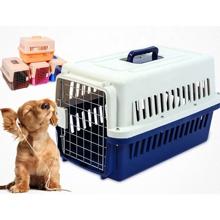 Multi-size Pet Travel Carrier Aircraft Crate Cat Dog Travel Box,Airline Pet Carrier With Wheels