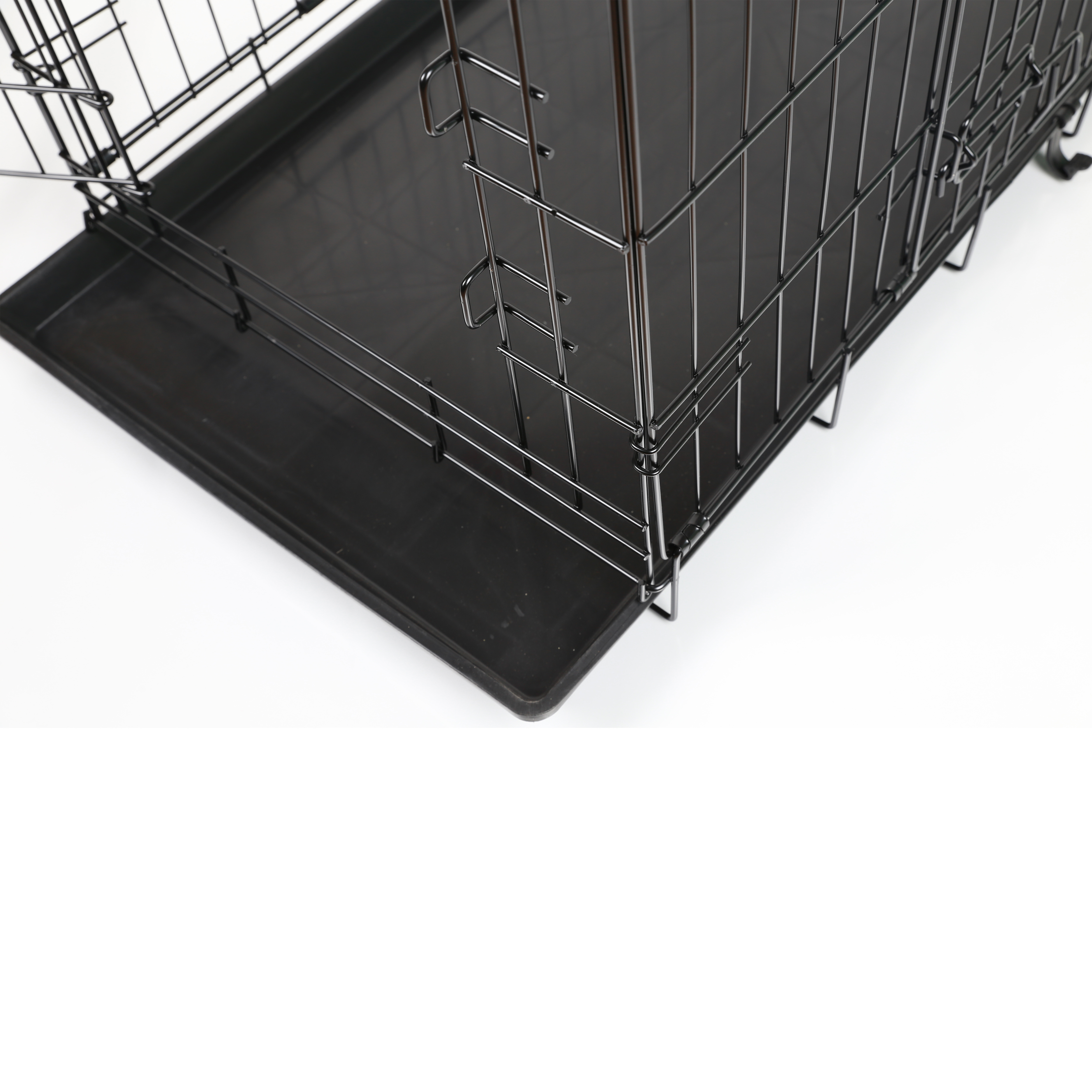 Eco-Friendly Black pet dog carrier cages for dogs metal kennels