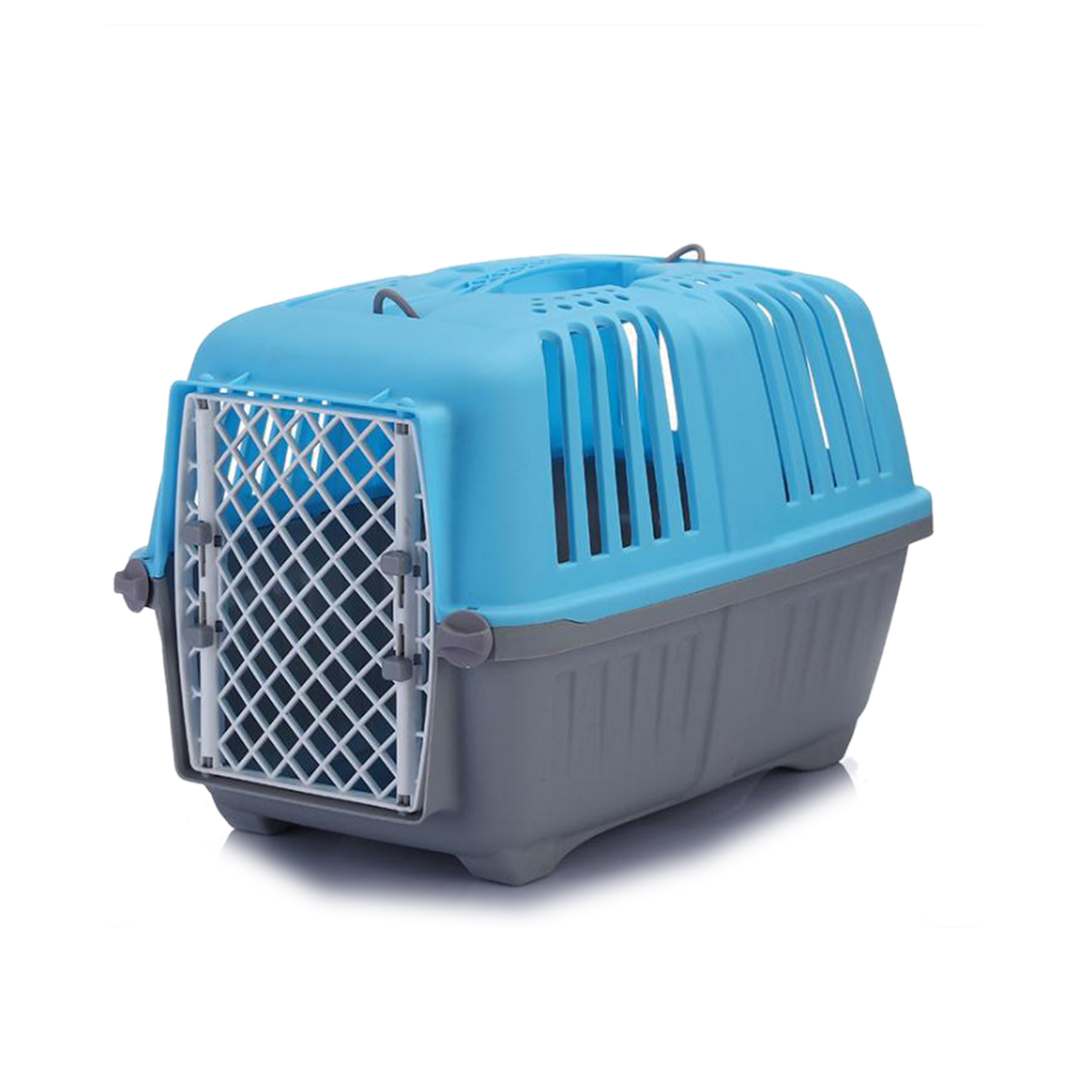 Blue Metal Stainless Steel luxury Travel pet cat dog cages carriers Pet aviation box