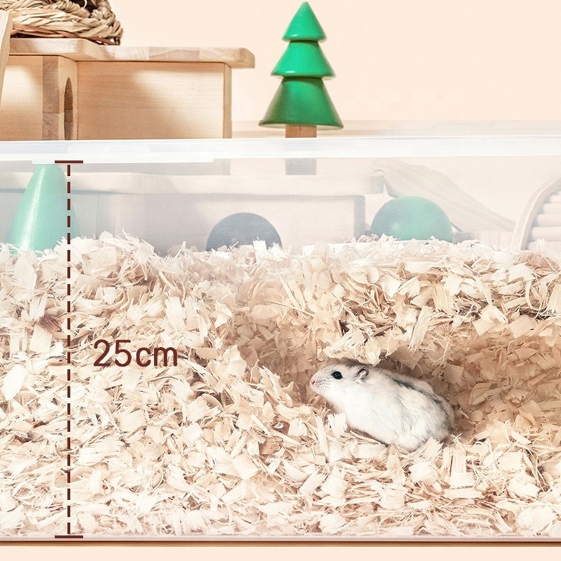 Small Animal Habitats Rat House 85cm Transparent Acrylic Big Hamster Cage