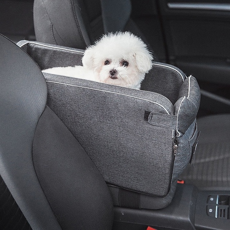 Pet Dog Console Booster Car Armrest Dog Seat Car Booster Small Dog Cat Booster Seat