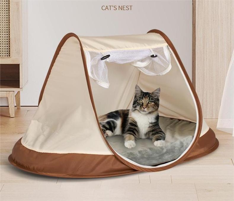 Outdoor waterproof Oxford cloth pet tent Cat Kennel Dog kennel detachable cat tent