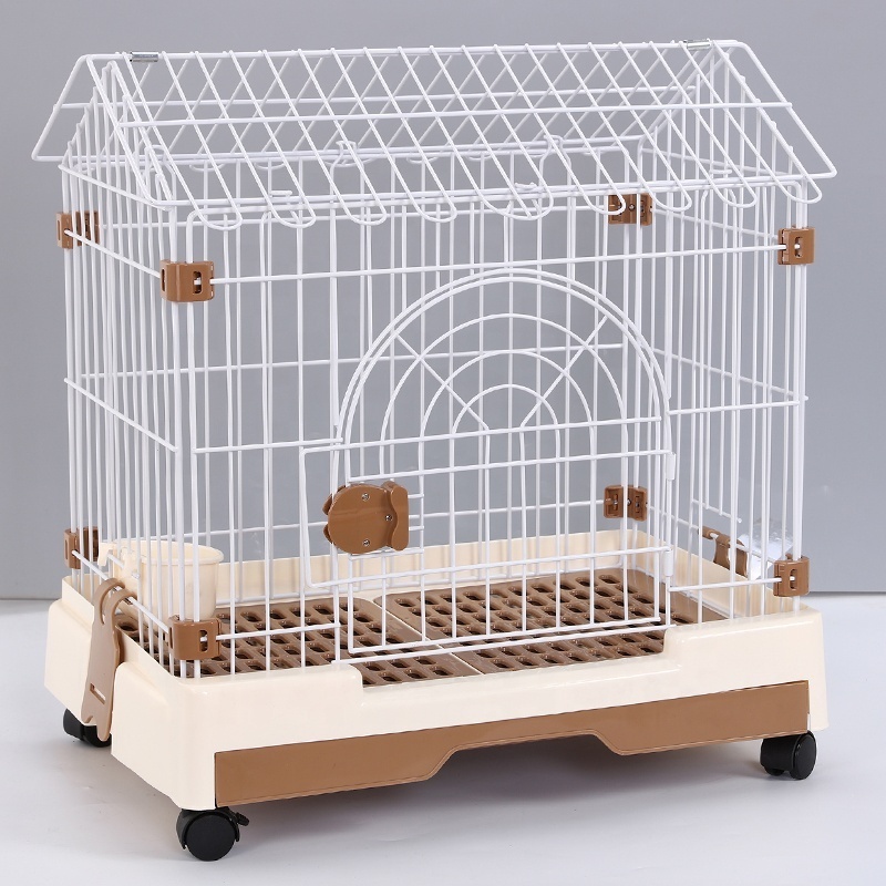 Single Door Metal Wire Dog Cage Crate Small Puppy Pet Deluxe Pet Dog Crate