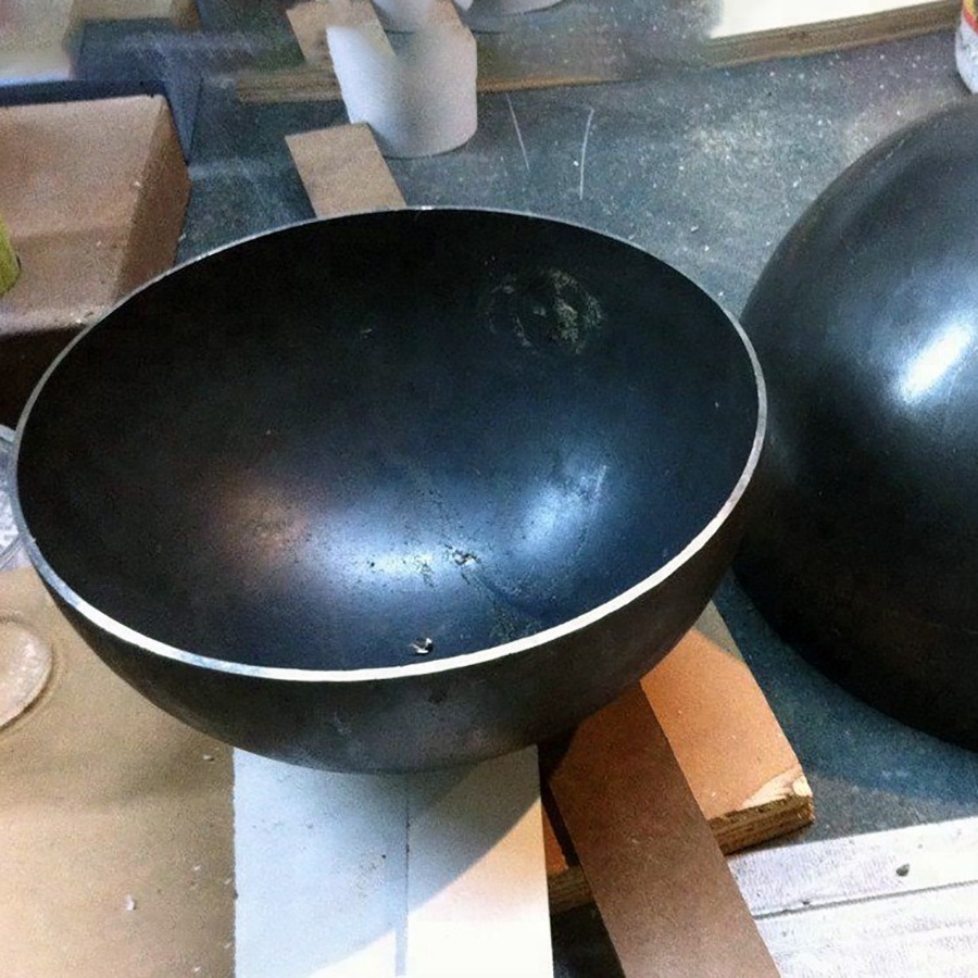 Large Hollow Metal Sphere 900mm Carbon Steel Half Ball