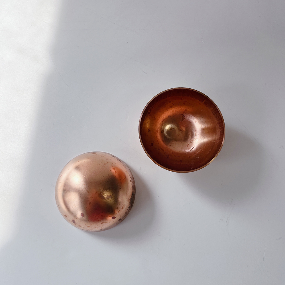 Customized 50mm 50.8mm 51mm 2 inch Copper Half Ball Sphere Or Hemisphere Hollow