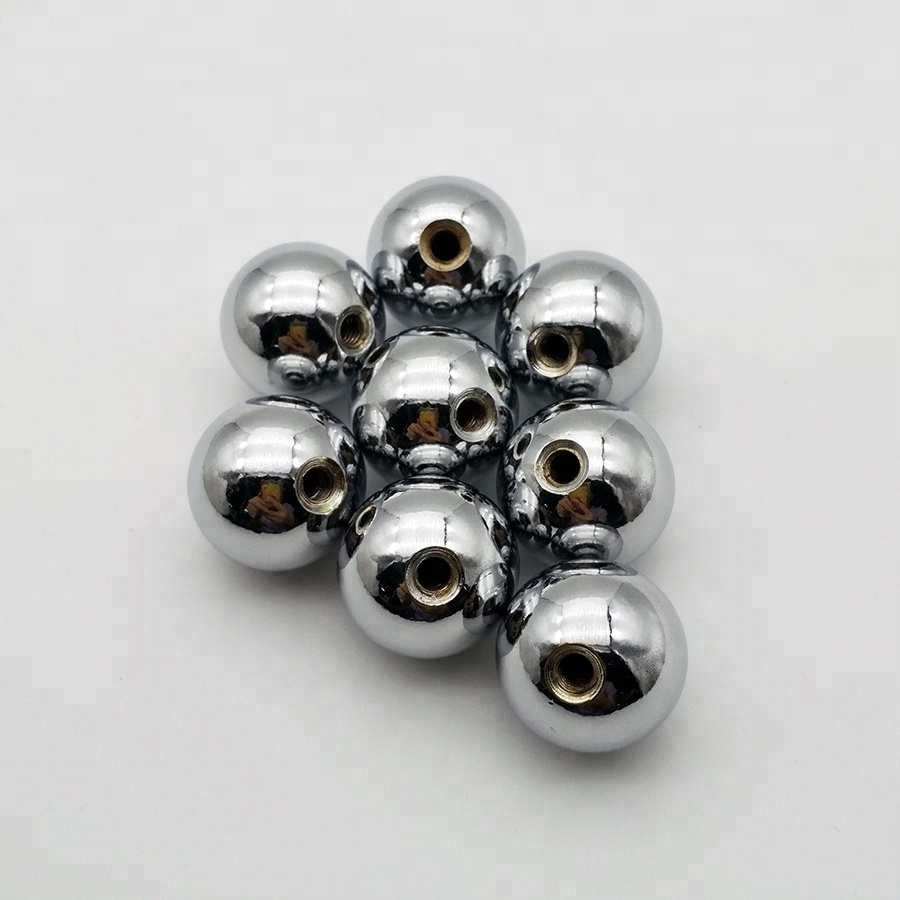 304 Hollow Stainless Steel Ball with Hole Metal Sphere with Thread Hole