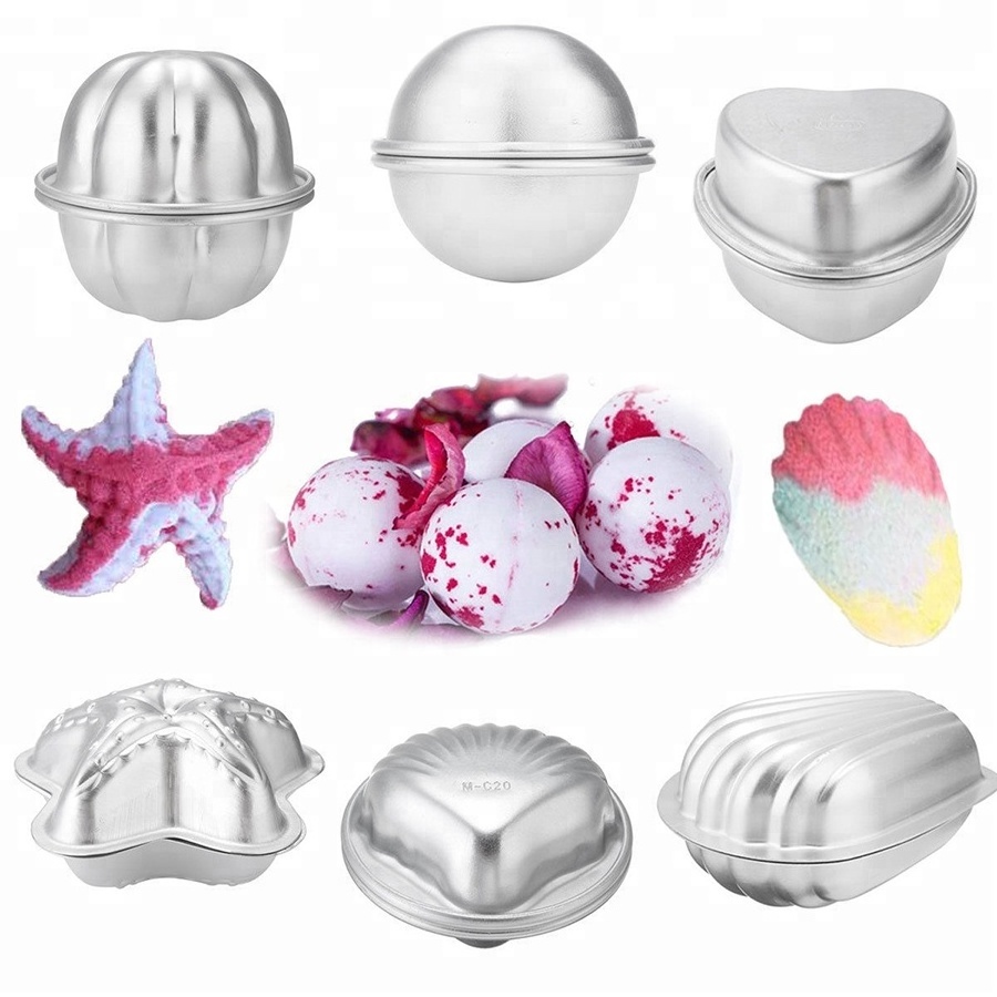 Bath Bomb Molds Sea Shell Shape Aluminum Mold