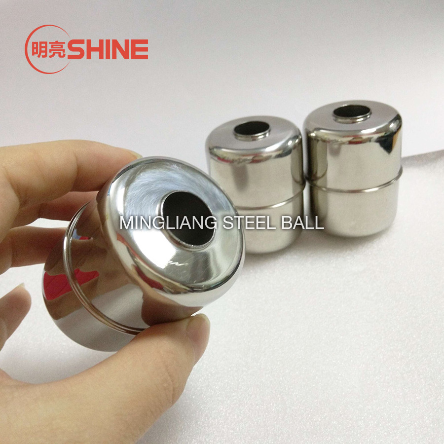 OEM 304 316 316L SS Magnetic Sphere Floated  Ball with Customized Size