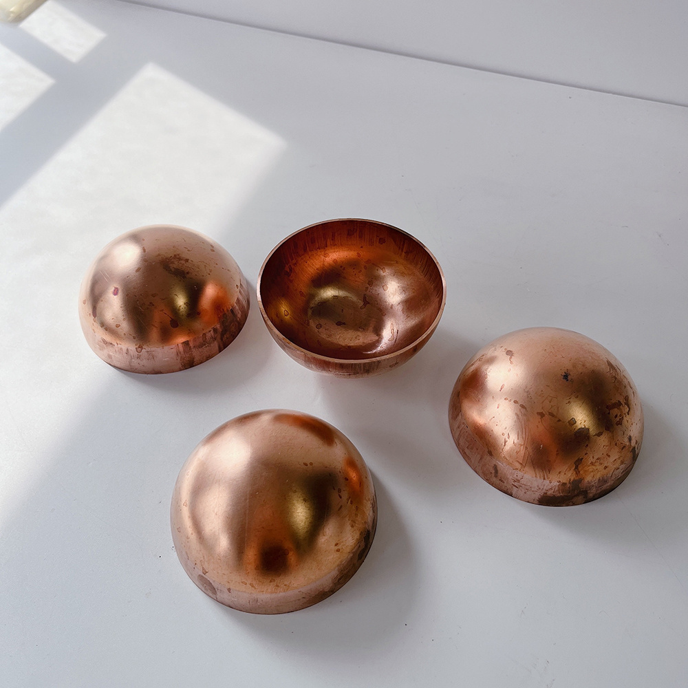 Customized 50mm 50.8mm 51mm 2 inch Copper Half Ball Sphere Or Hemisphere Hollow