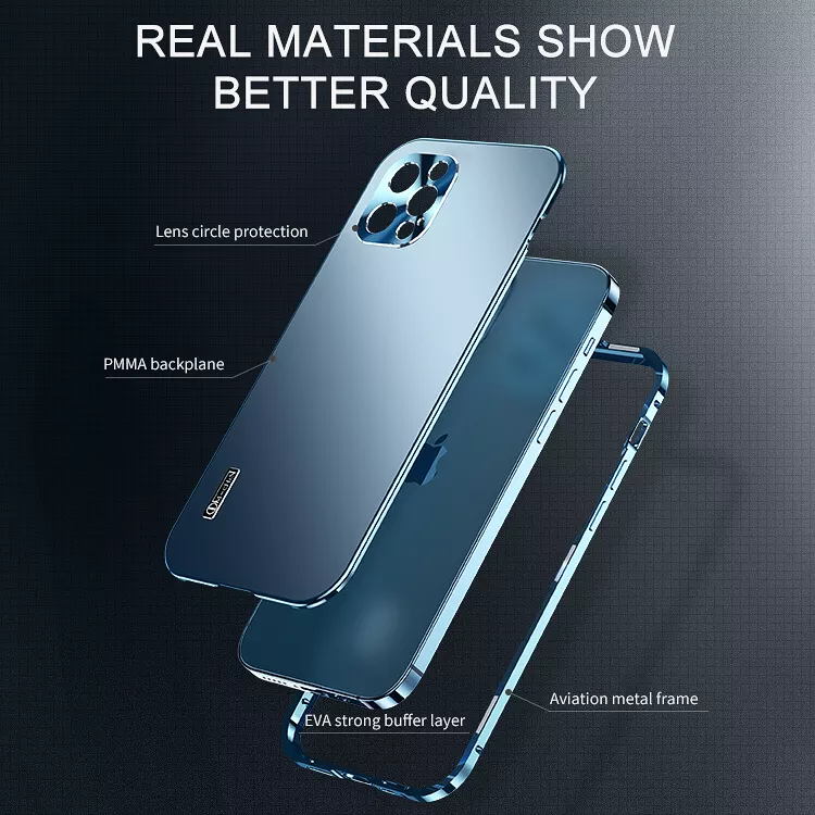 Aluminum Alloy Metal Waterproof Shockproof Phone Case For Apple iPhone 12 13 15 14 Pro Max Metal Armor Case