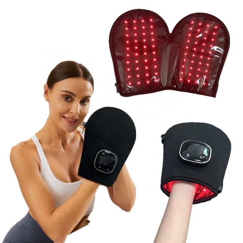 red light therapy mitten for hands infrared light therapy wrap for wrist  finger