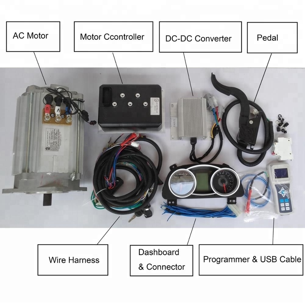 vw beetle bug ev conversion kit 48v 72v 96v 10kw fusca convert electric car