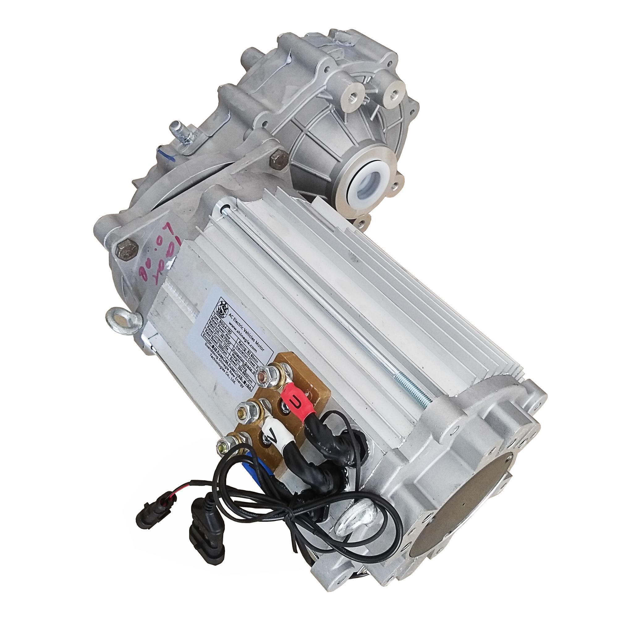 SHINEGLE Hot Sale 10KW 96V AC Motor High Performance Air Cooling Electric Drive Kits for Delivery Car EV Conversion Kit