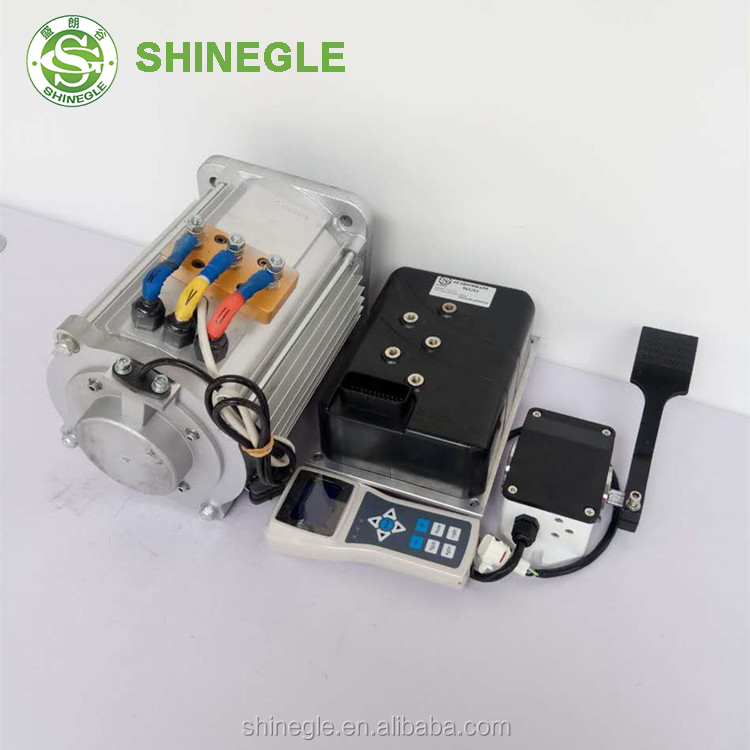 SHINEGLE hot selling regenerative braking 72V 15kw ac motor system electric vehicle conversion kit for high speed electric car