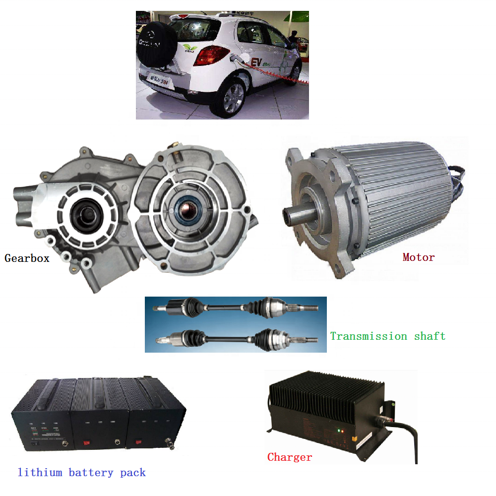 SHINEGLE high speed electric new buses passenger cars ac motor 96v 10kw electrical vehicles truck 3 phase regenerative engine