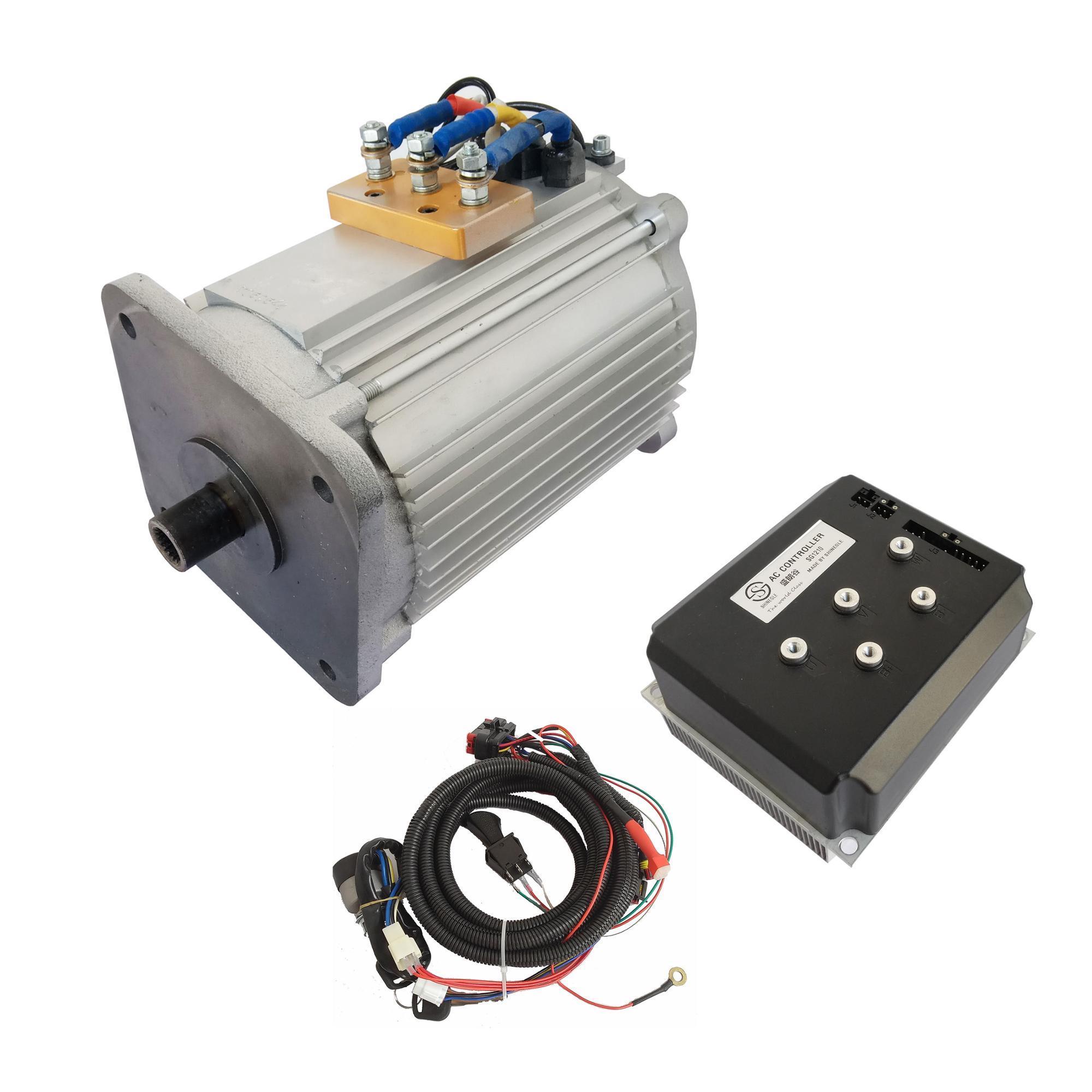 SHINEGLE 5KW 48V/60V AC motor moteur electrique brushless for delivery van kit conversion auto electrico