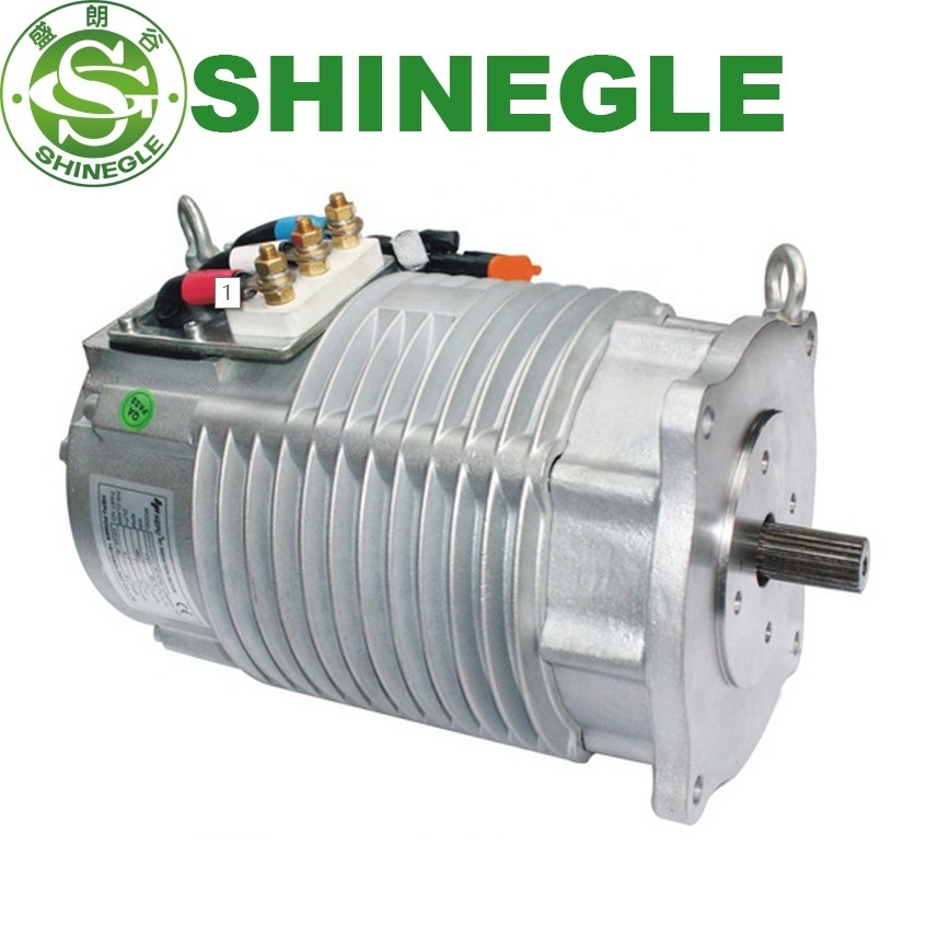 SHINEGLE 15kw 20kw 100kw 150kw 200kw 100hp 200hp 300hp ac dc brushless electric car motor for ev car pmsm system