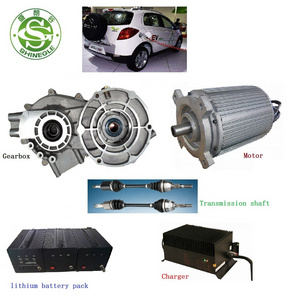 SHINEGLE 15kw 20kw 100kw 150kw 200kw 100hp 200hp 300hp ac dc brushless electric car motor for ev car pmsm system