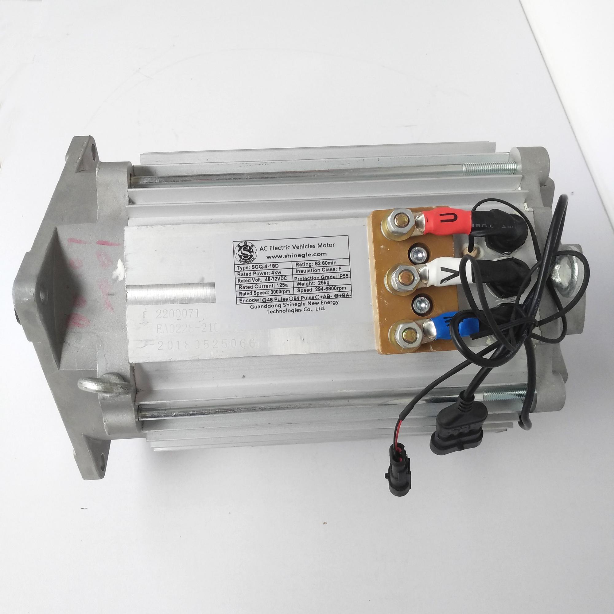 Shinegle Electric Car Conversion Kit High Efficiency Three Phase Ac Motor 144v 15kw Pmsm Motor Asynchronous Motor IE 2 3000r/min