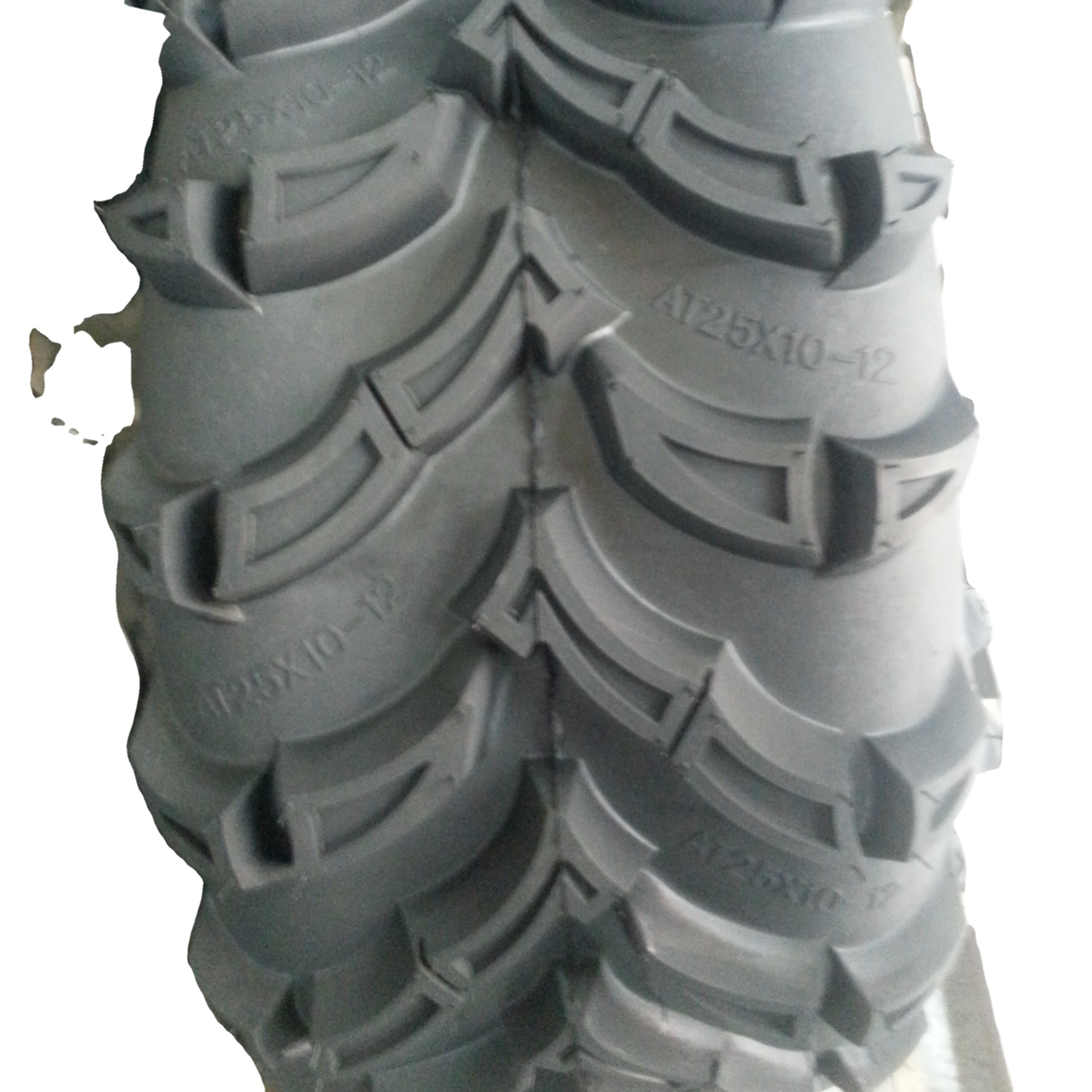 ATV UTV Tire Tyre 25x10-12 25*10-12 25/10/12 25x10x12 25 10 With Directional Tread Pattern Tyre Rim Assembly