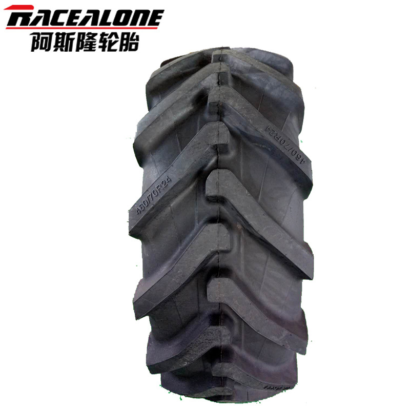 RACEALONE Brand Backhoe Tractor Tyre 460/70R24 7.5-24, 17.5L-24 17.5LR24 R4