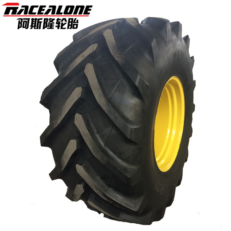 RACEALONE Brand Backhoe Tractor Tyre 460/70R24 7.5-24, 17.5L-24 17.5LR24 R4