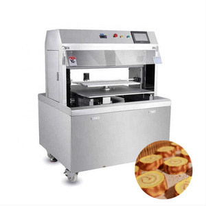 Automatic Ultrasonic Cake Laser Cutting Machine Price For Any Shapes And Sizes Horizontal Cutter Usage Round Cake