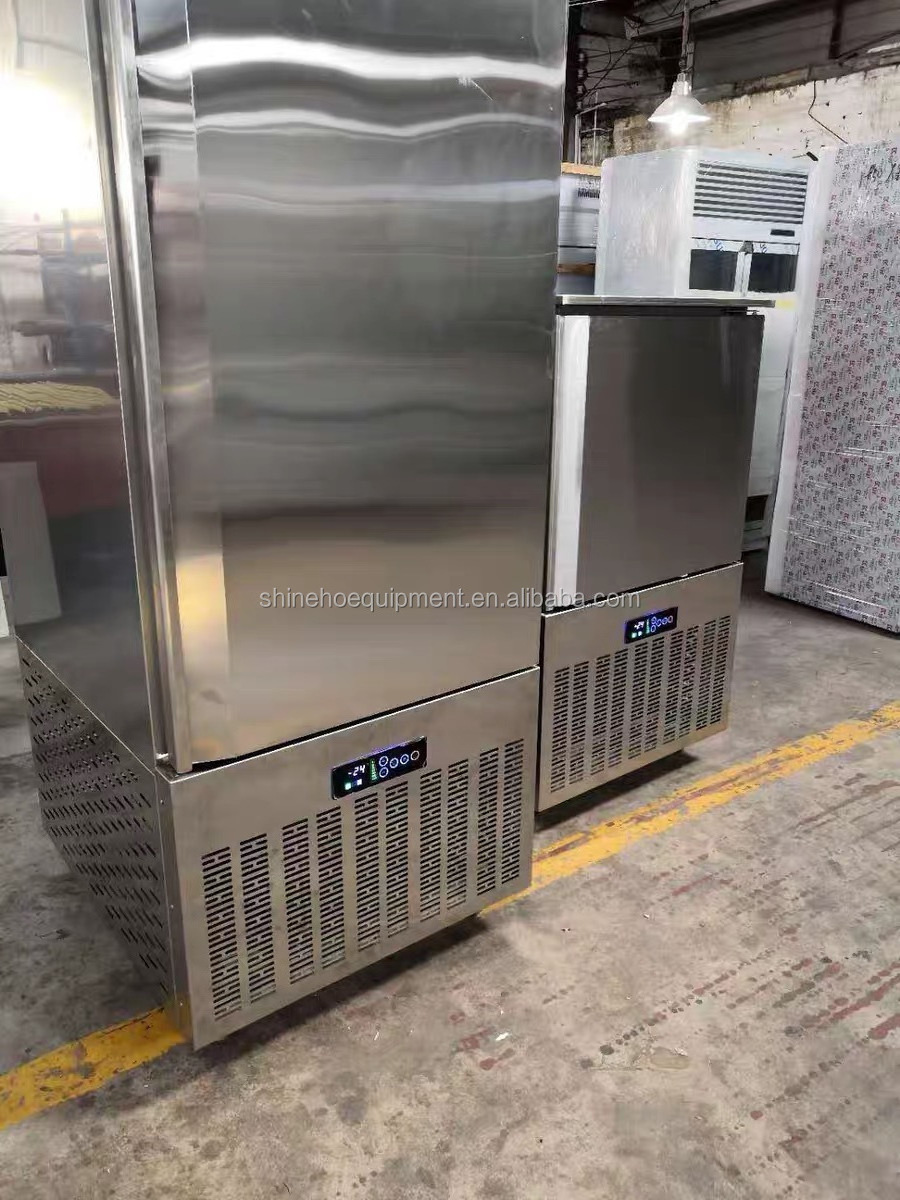 Shock Blast Chiller Commercial Cooler Quick Freezing Machine 10 Tray Small Air Cooling Blast Freezer Small Refrigeration Machine