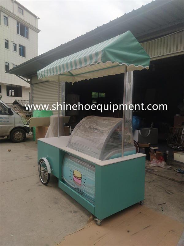 australia custom solar umbrella tricycle bicycle ice cream cart for sale