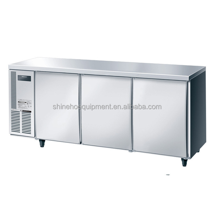 Manufacturer Commercial  4 Doors Refrigerator singleTemperature Freezer and Chiller China Steel Stainless