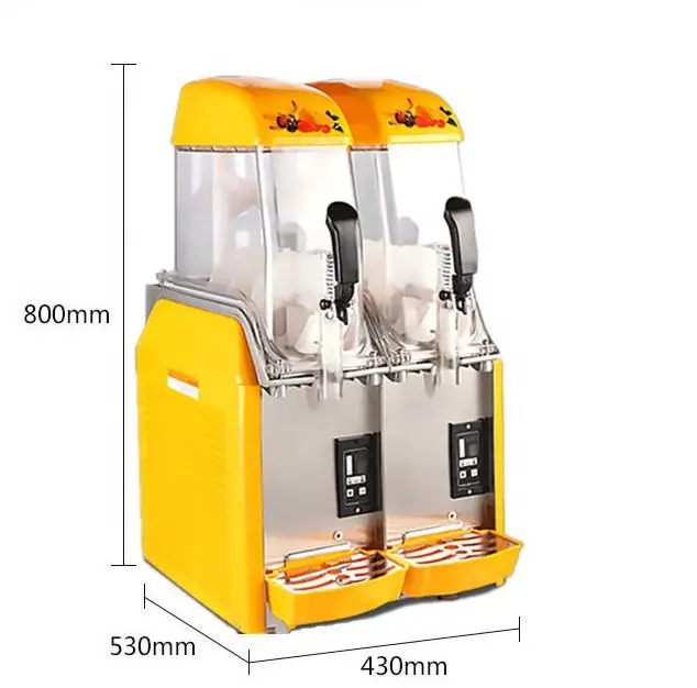 Hot sale smoothie daiquiri slash margarita slushie machine granita ice puppy frozen drink cheap slush machine 3 tank maker