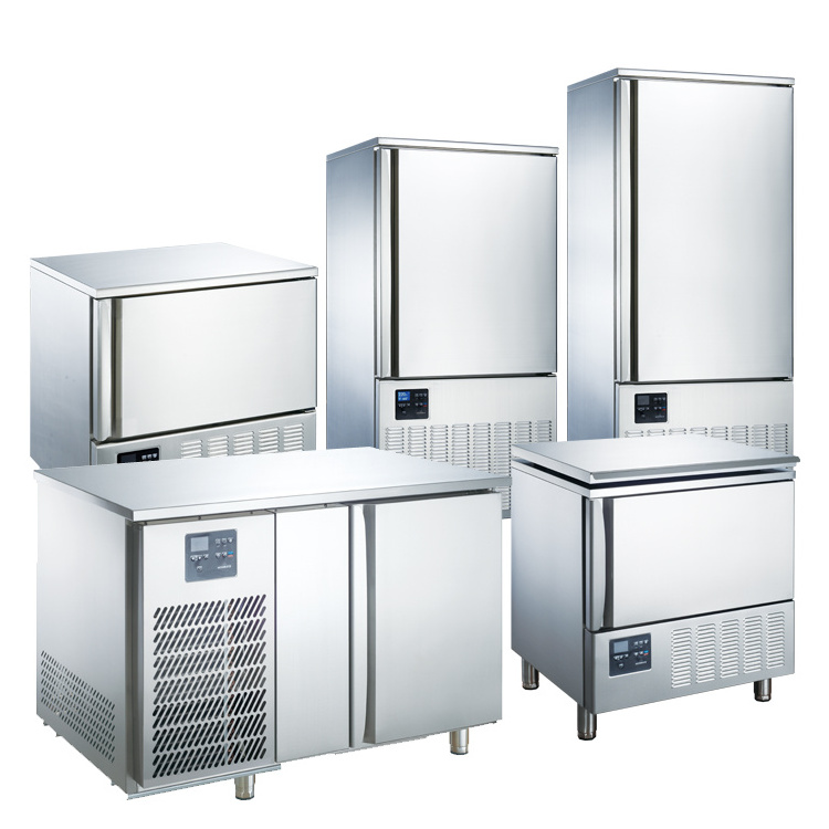 Manufacturer Commercial  4 Doors Refrigerator singleTemperature Freezer and Chiller China Steel Stainless