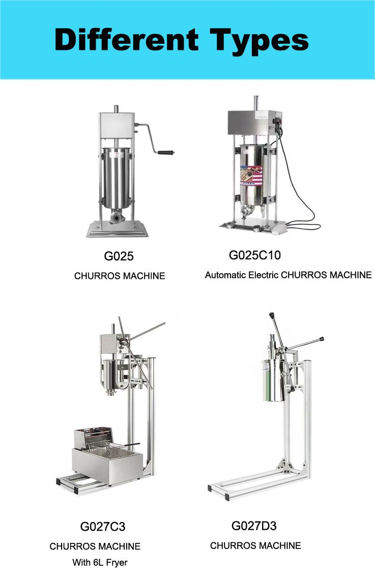 Automatic mini electrical churro machine jafaris donut churros Maker machine to make churros with fryer