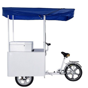 Electric solar mini small icecream tuk tuk motorcycle tricycle bike food cart truck