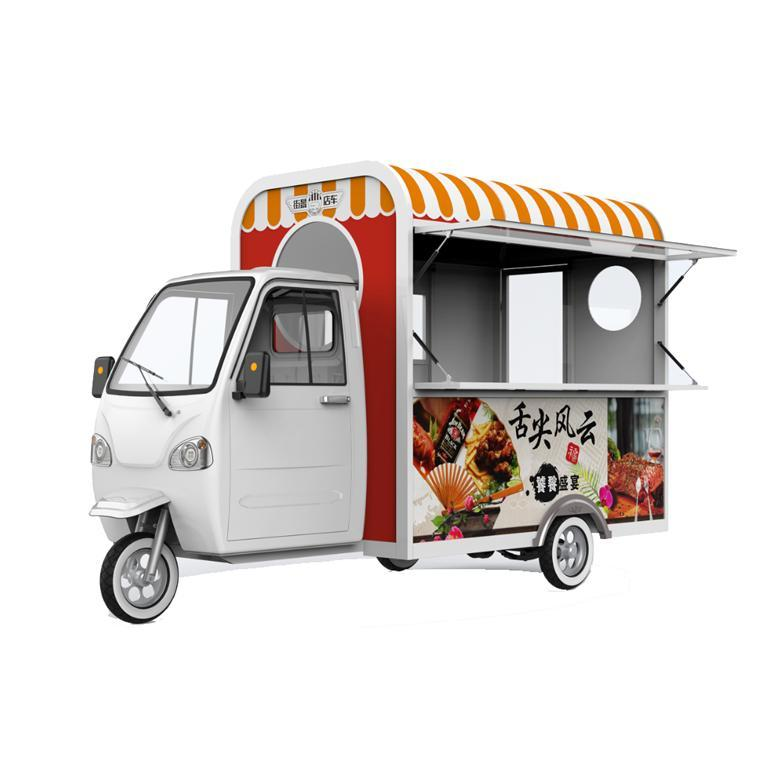 Electric solar mini small icecream tuk tuk motorcycle tricycle bike food cart truck